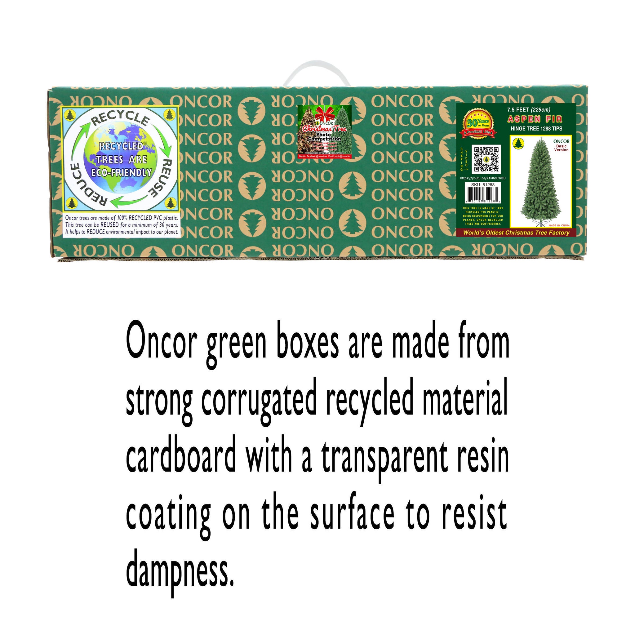 7.5ft Aspen Fir – Oncor Recycled Trees