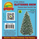 PREORDER - 8ft Premium Glittering Snow
