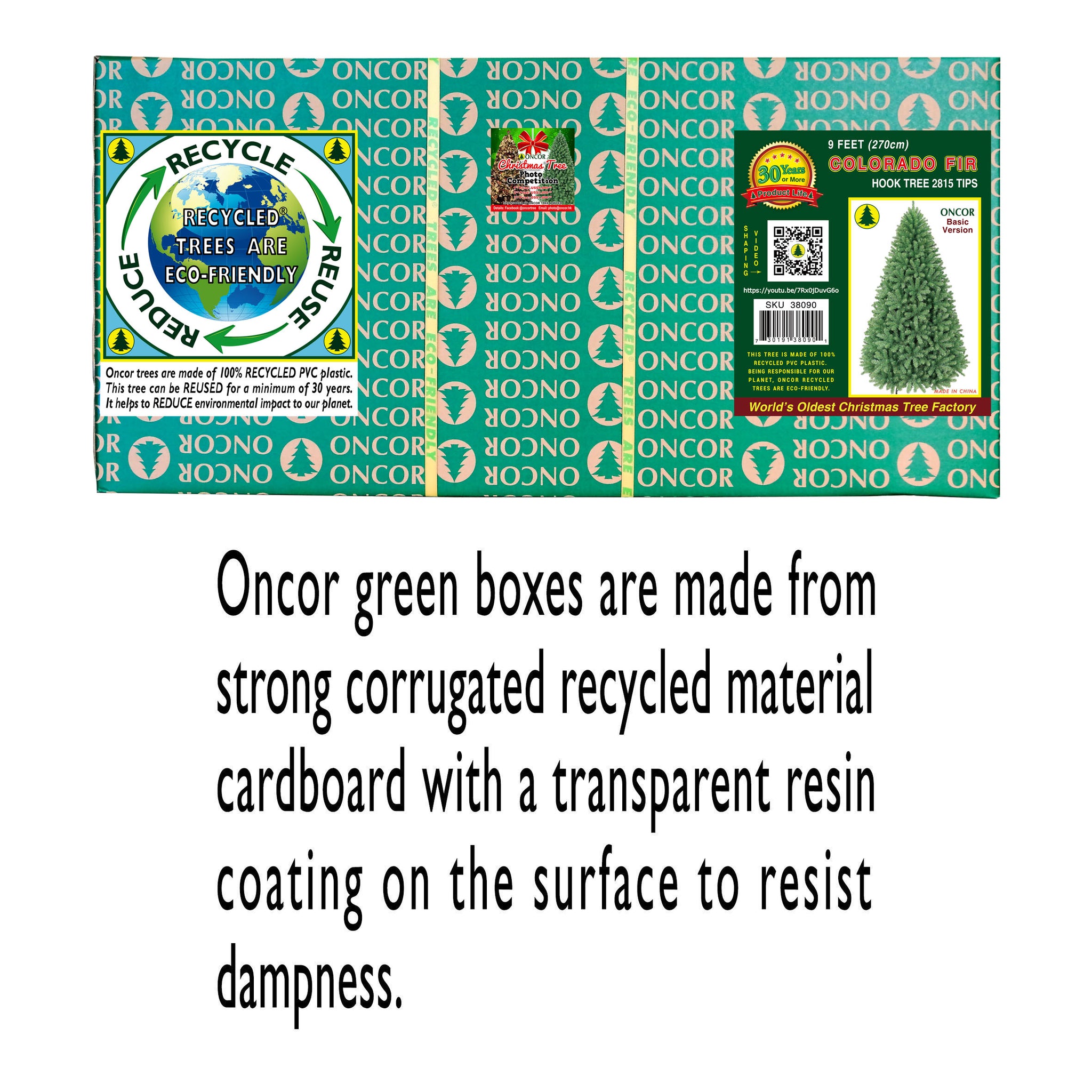 PREORDER - 9ft Colorado Fir – Oncor Recycled Trees