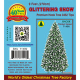PREORDER - 9ft Premium Glittering Snow