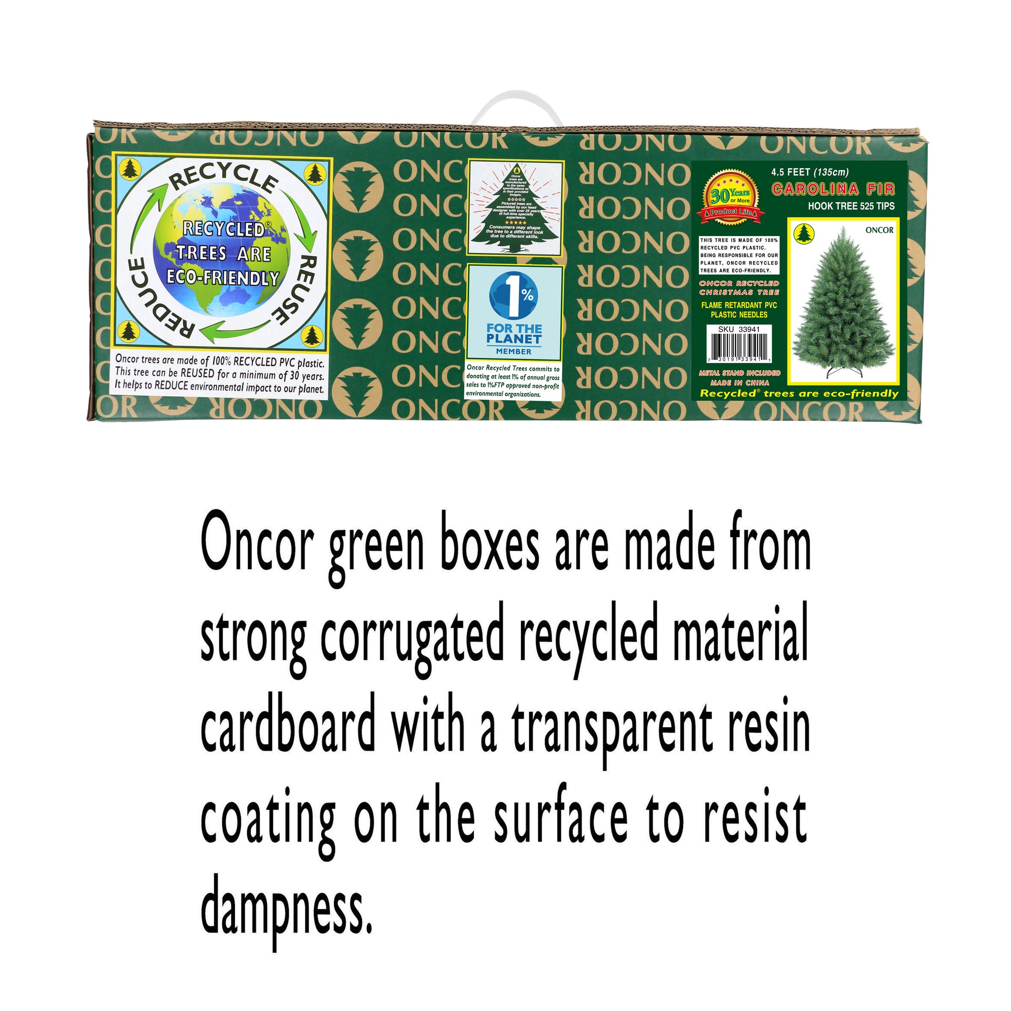 4.5ft Carolina Fir – Oncor Recycled Trees