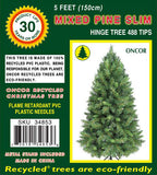 5ft Slim Mixed Pine