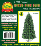6ft Slim Mixed Pine