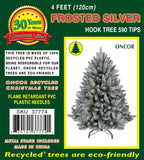 4ft Frosted Silver Fir