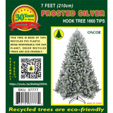 7ft Frosted Silver Fir